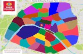 Mapa de los distritos de París - ParisCityVision · Mapa de los distritos de París . Title: PLAN DES QUARTIERS DE PARIS ES Author: Tatiana Volynets Subject: Vector color map of
