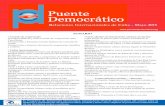Relaciones Internacionales de Cuba - Mayo 2015 · El Programa de Solidaridad Democrática Internacional (Puente Democrático) del Centro para la Apertura y el Desarrollo de América