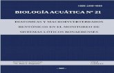 BIOLOGÍA ACUÁTICA Nº 21 - bacuatica.org · biologÍa acuÁtica nº 21 issn 1668-4869 diatomeas y macroinvertebrados bentÓnicos en el monitoreo de sistemas lÓticos bonaerenses