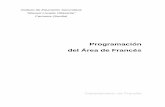 Programación del Área de Francésoneyear.escoitar.org/IMG/pdf/-32.pdf · violencia, los prejuicios de cualquier tipo, los comportamientos sexistas y resolver pacíficamente los