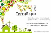 3era. Exposición Internacional de Productos y Servicios Verdes€¦ · • Promover la penetración de productos y servicios verdes en los mercados • Conectar compradores y vendedores