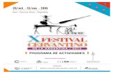 XF ESTIVAL CERVANTINOciudadcervantina.org.ar/v2016/wp-content/uploads/2016/10/... · 2016-10-25 · CERVANTINO DE LA ARGENTINA / 2016 XF ESTIVAL 28/oct. - 13/nov. - 2016 Azul / Buenos