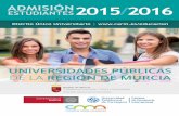 Guía de admisión Curso 2015/20162015/06/11  · Guía de admisión Curso 2015/2016 3 Índice CAPÍTULO I. PROCESO DE ADMISIÓN ...