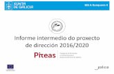 Informe intermedio do proxecto de dirección 2016/2020 · 1.Planificación e xestión. a) Redacción dun plan estratéxico e un plan anual. ... 2º BTO 14 sesións. Proxectos 15/16