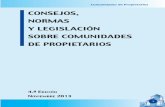 CONSEJOS, NORMAS Y LEGISLACIÓN SOBRE COMUNIDADES DE …aycoadmon.es/folleto.pdf · 2016-09-22 · acuerdo se adopte por los 3/5 de propietarios y cuotas, a tenor del art. 17.2, que