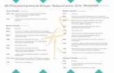 Programa XIII Olimpiada Nacional - Olimpiada Biologíaolimpiadadebiologia.edu.es/wp-content/uploads/2018/03/Programa-XIII-Olimpiada-Nacional...16:00 Conferencia: “CRISPR-Cas REVOLUCIONA