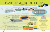 MOSQUITOS · 2020-04-19 · una semana es suﬁciente para que los mosquitos se reproduzcan y se multipliquen. En tu casa o trabajo: Quita los elementos que están afuera y no se