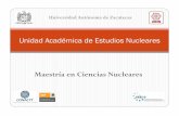 Universidad Autónoma de Zacatecas...electrónica nuclear, teoría de reactores nucleares, medicina nuclear, entre otras. Plan de Estudios Ingeniería Nuclear Técnicas Analíticas