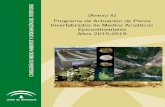 Programa de Actuaci n EPICONTINENTALES (Anexo X) · 2018-03-23 · Programa de Actuación de peces e invertebrados de medios acuáticos epicontinentales ESTURIÓN No se tiene constancia