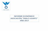 INFORME ECONÓMICO · INFORME E ONÓMIO ASOIAIÓN “PALO UGARTE” AÑO 2017 Total ingresos año 2017. 648.087,26 € Procedencia. Domiciliaciones 219.027 € Transf/Ingresos 111.453,12