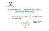 Sierra Nevada: Cambio Climático y Educación Ambiental · Crece con tu árbol. Destinado a potenciar actitudes para el fomento del desarrollo sostenible y el respeto a los ecosistemas