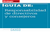 FC SRA5D&O13 Esp - Seguros de AIG en España...Inestabilidad en la responsabilidad de Directivos y Consejeros Las nuevas leyes anticorrupción y el clima ﬁ nanciero están afectando
