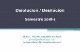 Disolución / Desilución Semestre 2018-1depa.fquim.unam.mx/amyd/archivero/PresentacionDiso... · 1 10 100 1000 10000 100000 mL Volumen acuoso requerido (pH 1 - 7.5) 0.001 0.0001