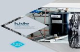 R-404A 50HZ - KIDE - Fabricante de equipos frigoríficos ... · El frío de mayor rendimiento En KIDE fabricamos cámaras frigoríficas, tanto comerciales como industriales. Los productos