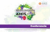 Conferencia - amisinteruniversitario.com.mx · “La presente obra pertenece al Programa de Educación Financiera de la Asociación Mexicana de Instituciones de Seguros, A.C. (AMIS),