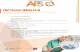 PROGRAMA SEMINARIO - Saludcormunweb.saludcormun.cl/documentos/PROGRAMA SEMINARIO.pdf · PROGRAMA SEMINARIO DE NOVIEMBRE DE 2018 “Calidad y Acreditación en Atención Primaria de