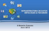 INFRAESTRUCTURA DE DATOS ESPACIALES DE TUCUMÁNidet.tucuman.gob.ar/wp-content/uploads/2018/02/... · •Restricciones de difusión (Ley de Acceso a la Información Pública) •Uso