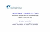 Estudio EPINE: resultados 1990-2011 - hws.vhebron.nethws.vhebron.net/epine/Descargas/Diapos resultados EPINE 1990-201… · Estudio EPINE: resultados 1990-2011 Ministerio de Sanidad,
