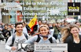 Lecciones de la Mesa Amplia Nacional Estudiantil y el Paro … ·  · 2018-11-20Nacional Estudiantil y el Paro Nacional Universitario de 2011 Por: Juan Sebastián López Mejía .