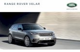RANGE ROVER VELAR · 2020-04-30 · RANGE ROVER VELAR El Range Rover Velar es un revolucionario miembro de la familia Range Rover , que se sitúa entre el Range Rover Evoque y el