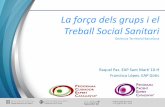 La força dels grups i el Treball Social Sanitari · 2018-04-04 · La força dels grups i el Treball Social Sanitari Gerència Territorial Barcelona Raquel Paz. EAP Sant Martí 10-H