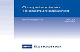 Competencia en Telecomunicaciones · gunos de los retos que el sector enfrenta para su desarrollo. En la tercera sección se plantean las alternativas que tienen las telecomunicaciones