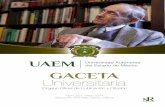47 - Universidad Autónoma del Estado de Méxicoweb.uaemex.mx/gaceta/pdf/gacetas2014/Gaceta_mayo_2014.pdf · Jennifer Georgeth Rodríguez Díaz, representante de los alumnos de la