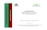 COMISIONES ESPECIALES DE LA LXI LEGISLATURA · * Vigente hasta el 31 de agosto de 2012 En: Gaceta Parlamentaria, 10 de diciembre de 2009. • Acuerdo que contiene la integración