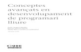 Conceptes avançats en desenvolupament de programari lliureopenaccess.uoc.edu/webapps/o2/bitstream/10609/190/1... · 2017-10-05 · Aprendre a programar en C#, Boo i Nemerle, i saber