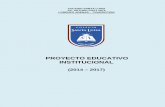 PROYECTO EDUCATIVO INSTITUCIONAL - Ferozoy6000287.ferozo.com/PDF/proyectoeducativoinstitucional.pdf · INSTITUCIONAL (2014 – 2017) P.E.I ... medida que permitirá asumir al año