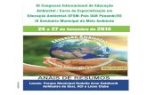 III Congresso Internacional de Educação Ambiental ISSN ...uabpanambi.com.br/anexos/ANAIS_IIICongressoIntEdAmbiental2014… · iii congresso internacional de educação ambiental
