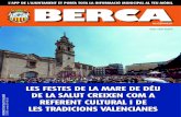 L'APP DE L'AJUNTAMENT ET PORTA TOTA LA INFORMACIÓ … · 2016-09-19 · berca les festes de la mare de dÉu de la salut creixen com a referent cultural i de les tradicions valencianes