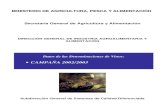 Portadas estadísticas CAMPAÑA 2001-02 · - pág. 3 - VINOS DE CALIDAD PRODUCIDOS EN REGIONES DETERMINADAS (V.C.P.R.D.)1 • Evolución de los V.C.P.R.D. españoles respecto al total
