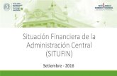 Situación Financiera de la Administración Central (SITUFIN) · reales se observa una contracción del gasto salarial, dejando espacio al aumento de la inversiónfísicaysocial.