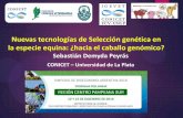 Nuevas tecnologías de Selección genética en la especie ... › wp-content › uploads › 2017 › 01 › … · Programa de selección genética Determinar para cada carácter