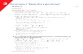 Soluciones a “Ejercicios y problemas”Unidad 3. Ecuaciones, inecuaciones y sistemas 6 Resuelve. a) x4 – 4x2 + 3 = 0 b) x4 – 16 = 0 c) x4 – 25x2 = 0 d) x4 – 18x2 + 81 = 0