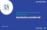 I Encuesta a la prensa latinoamericana boletín #1 · Técnica: Encuesta online a líderes de opinión Fechas de aplicación: Del 2 al 29 de octubre del 2018-¿Qué tan favorable