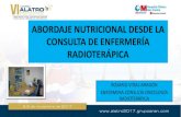 ABORDAJE NUTRICIONAL DESDE LA CONSULTA DE … › ponencias › 8... · NUTRICIÓN EN PACIENTE ONCOLÓGICO La expresión máxima de desnutrición en el cáncer es la CAQUEXIA responsable