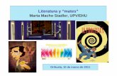 Literatura y “mates” - UPV/EHUmtwmastm/Orihuela2011.pdf · Del cor li fos, non de l'arma, ... liliputienses (más o menos la mitad de 1.728), cada uno debe desplazar el equivalente