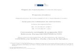 Órgano de Contratación: Comisión Europea€¦ · 11/02/2016 a las 16:00 hrs. (Fecha y hora de El Salvador) 1 El envío en línea a través de PROSPECT es obligatorio para esta