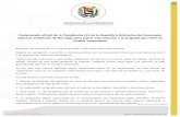 Comunicado oficial de la Presidencia (E) de la República … · 2019-09-20 · Comunicado oficial de la Presidencia (E) de la República Bolivarina de Venezuela sobre la mediación
