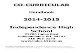 CO-CURRICULAR - Independence High School › handbooks › Co curricular 2014 15.pdf · 5. A co-curricular fee of $20 is required to be a member of any organization, except FFA, which