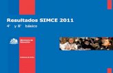 Resultados SIMCE 2011archivos.agenciaeducacion.cl/.../2011/...2011.pdf · SIMCE 2011 Lectura 254 puntos n 2 Matemática 258 puntos n -2 Ciencias Naturales 262 puntos n 3 Historia,