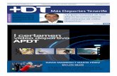 Más Deportes Tenerifeapdtenerife.es/NOTICIAS/+DT 68.pdf · 2015-09-18 · cena de este mes, de la re-cuperación de las subven-ciones económicas con las que el Ayuntamiento capitalino
