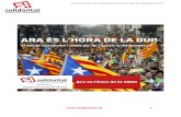 1unilateral.cat › wp-content › uploads › 2015 › 09 › ponencia... · Solidaritat Catalana per la Independència (SI) defensa que la Nació catalana, que comprèn el Principat