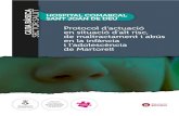 MARIEN - Contra l'abús infantil CENTRES ESCOLARS · Ingrés/retenció Comunicar del menor en SSB espera de mesures l'actuació de proteccióoalta via de l'alerta i diagnòstic al