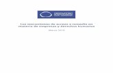 Los mecanismos de acceso a remedio en materia de empresas ...€¦ · Mowbray, Alastair (2012). Cases, Materials, and Commentary on the European Convention on Human Rights, 3ª ed.