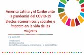América Latina y el Caribe ante la pandemia del COVID-19 ... · 2002 2008 2010 2013 2016 Fuente: CEPAL, Panorama Social de América Latina 2018. La cobertura al sistema de salud
