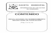 RESOLUCIONES DE NOMBRAMIENTO SECRETARIA DE EDUCACIÓN MUNICIPAL... · No. 1824 ARMENIA 06 DE OCTUBRE DE 2015 PAG 1 CONTENIDO RESOLUCIONES DE NOMBRAMIENTO SECRETARIA DE EDUCACIÓN