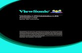 VA2046a-LED/VA2046m-LED Pantalla LCD - ViewSonic · Evite la exposición directa de la pantalla de LCD a la luz solar o a cualquier otra fuente de calor. Para evitar reflejos, oriente